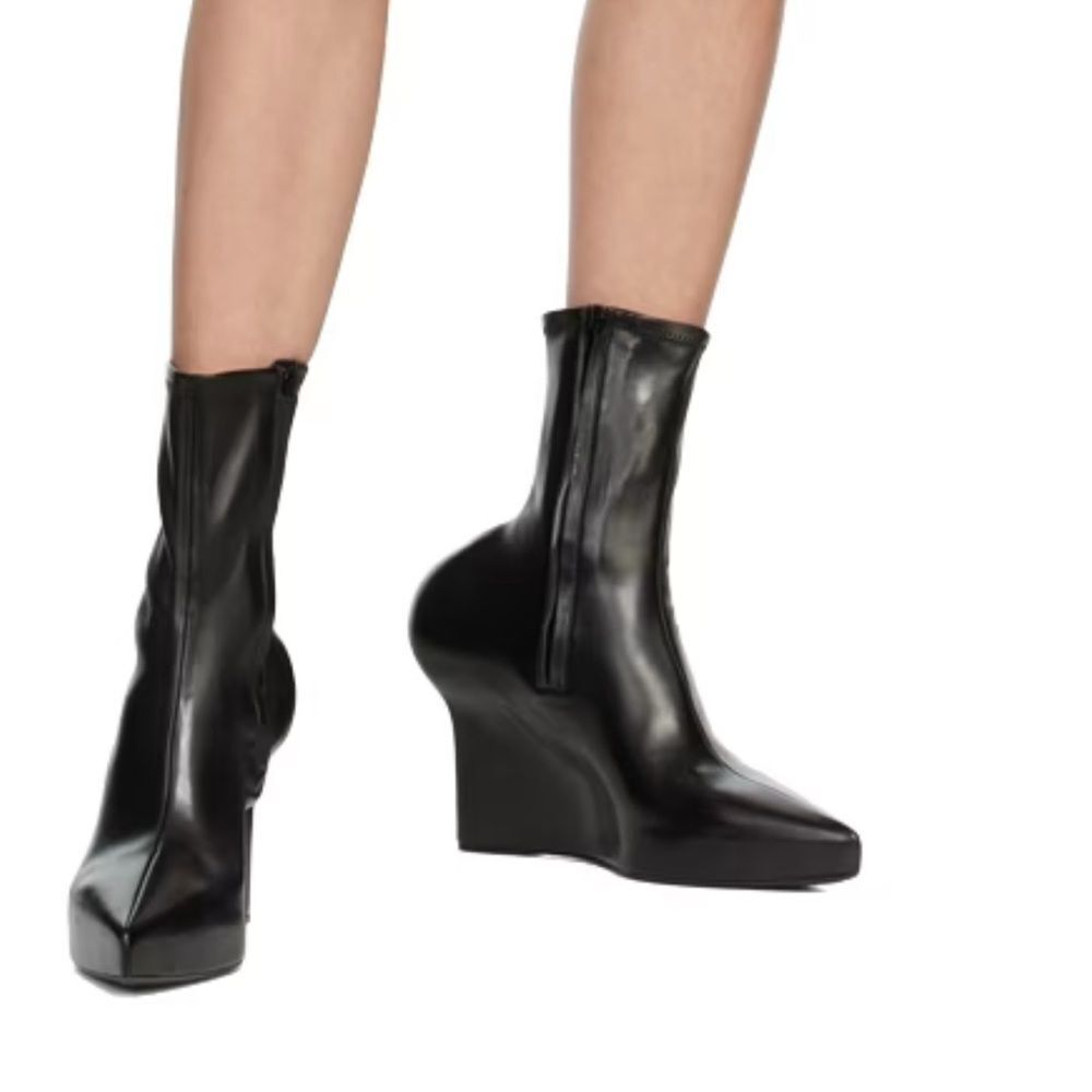 Givenchy Leather Wedge booties size 37 - Picture 2 of 15
